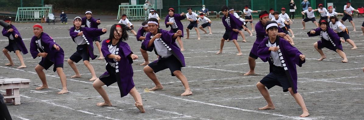 全校生徒による北中ソーラン